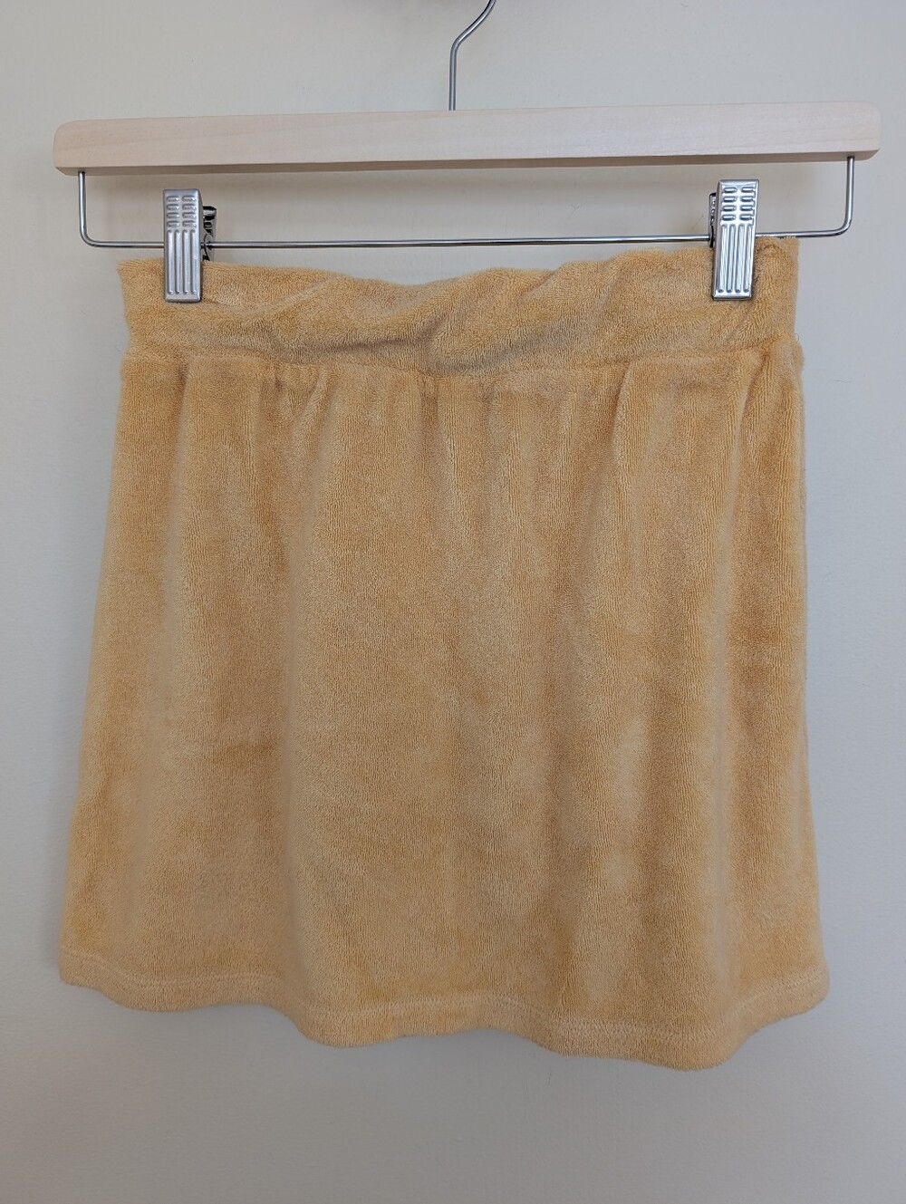 Aritzia Wilfred Free Terry Cloth Mini Skirt XS